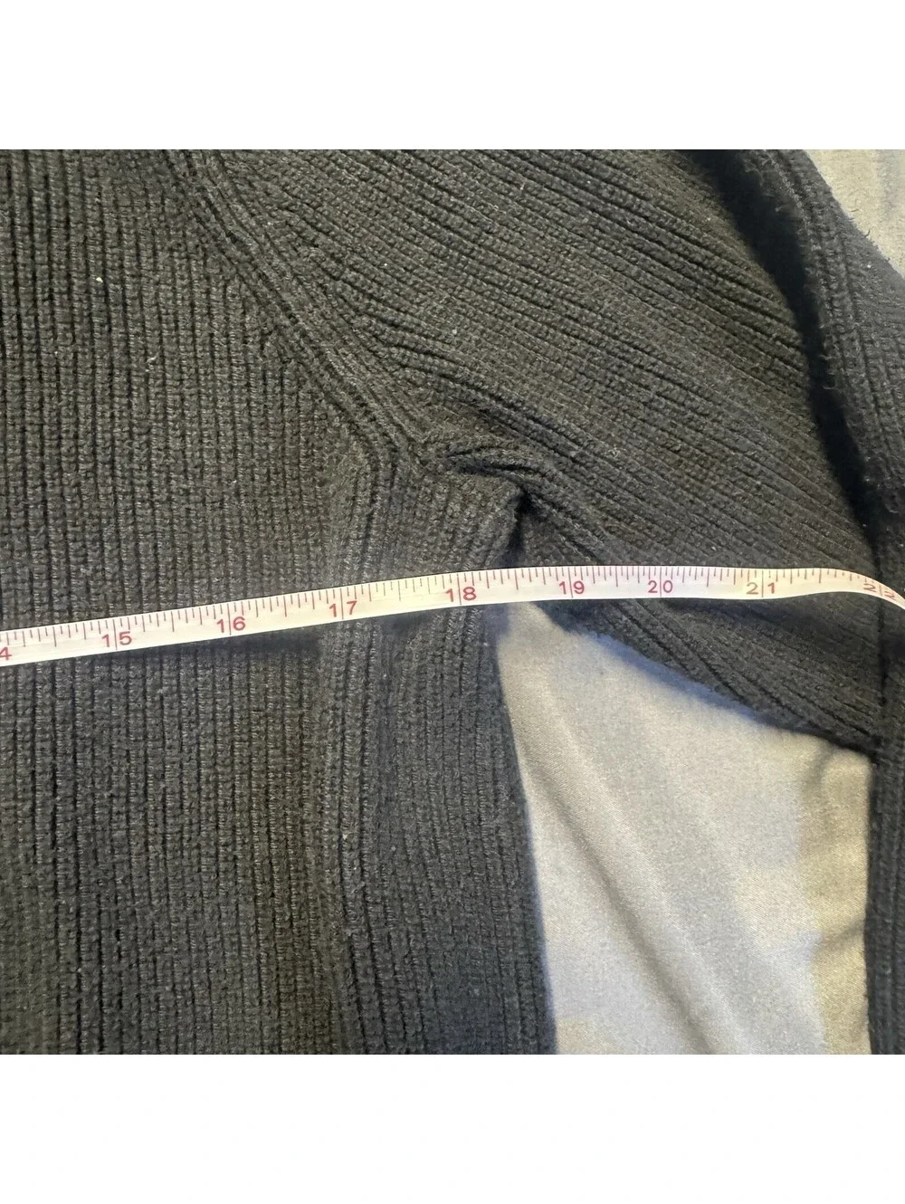 Old Navy Womens Medium Black Ribbed Knit Longline Open Front Cardigan Sweater